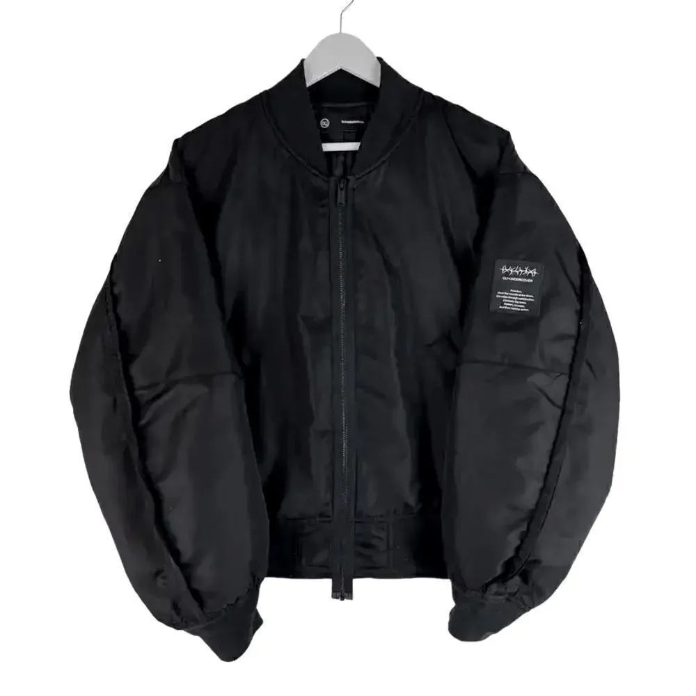 Jun Takahashi x Undercover GU Freedom Noise Black Bomber Jacket Mens S size